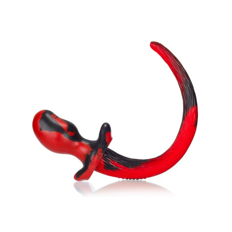 Oxballs Plug Queue Puppy Tail Beagle 9.5 x 5 cm Rouge